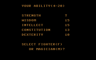 Dark Dungeons screenshot 3 for Commodore 64